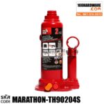 แม่แรงกระปุก 2 ตัน แบรนด์ MARATHON แม่แรงกระปุกรุ่น TH90204S มีการเชื่อมที่ฐานแม่แรงกระปุกเพื่อป้องกันการรั่วซึ่งของน้ำมัน